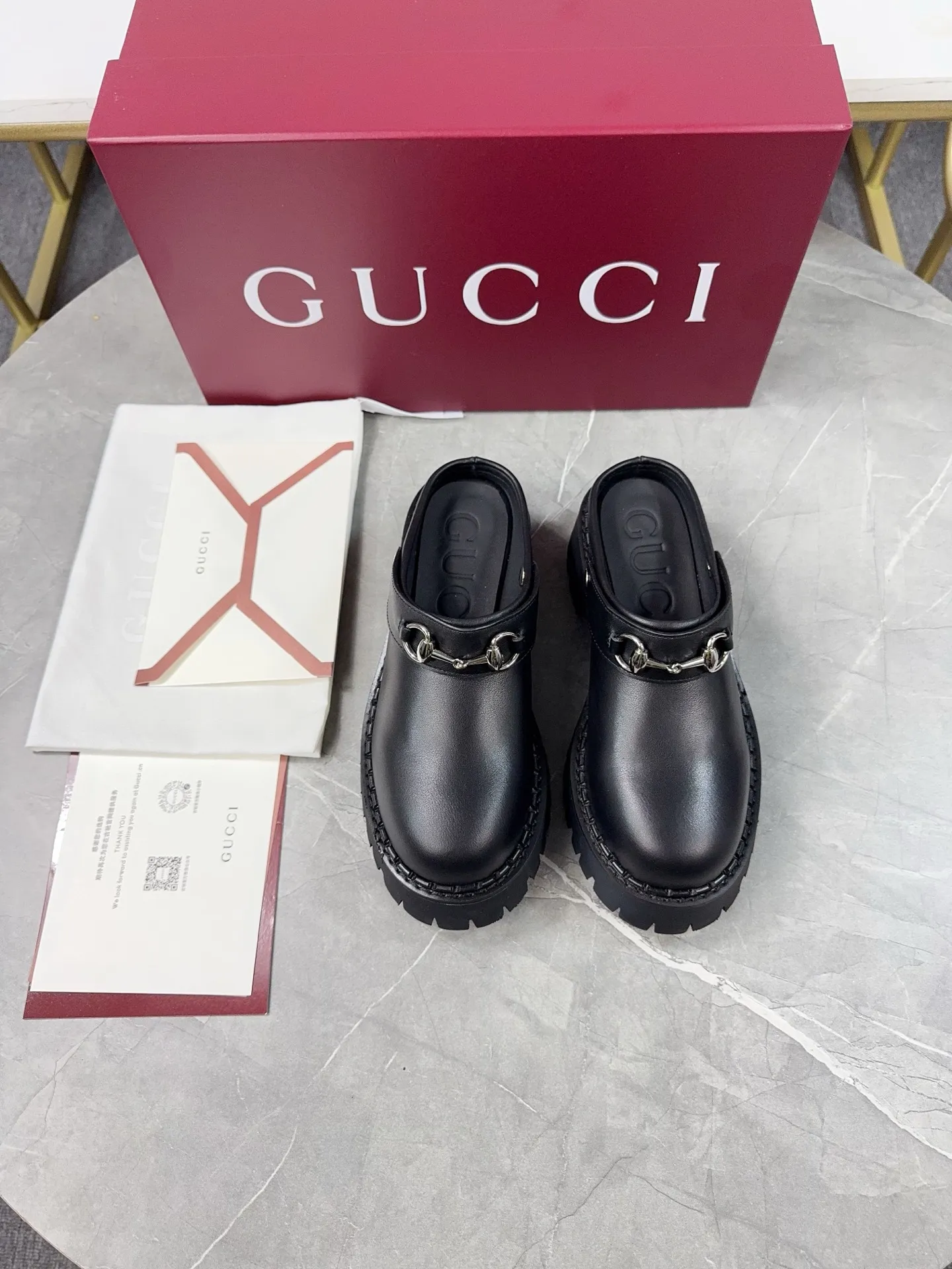 p500🐮🐮Gucci2024 new model, double GG groove thick-soled Loaf platform shoes. The original version is made 1:1. Super beautiful quality, classic model at the counter. ❶Upper: original frosted cowhide ❷Inner lining: water-dyed cowhide ❸Feet: water-dyed cowhide ❹Outsole: ultra-light original sole ❺thick sole heightening: 3.5cn ❻Packing: original packaging ❼Number: Women's 35-42 (41 42 customized, non-returnable) Men's model: 38-46 (45, 46 customized, non-returnable)
